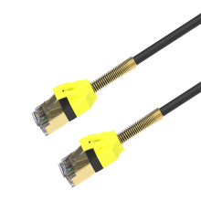 Patented Spring-Protect Cat6a Cable Ethernet with RJ45 Plug Patch Cord Cable PVC LSZH Jacket